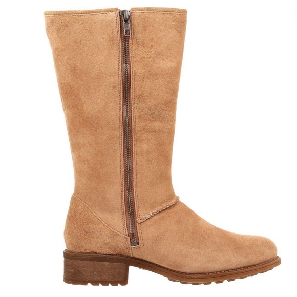 UGG Authentic Linford Chestnut Suede Boots ❄️🔥 - Picture 3 of 4